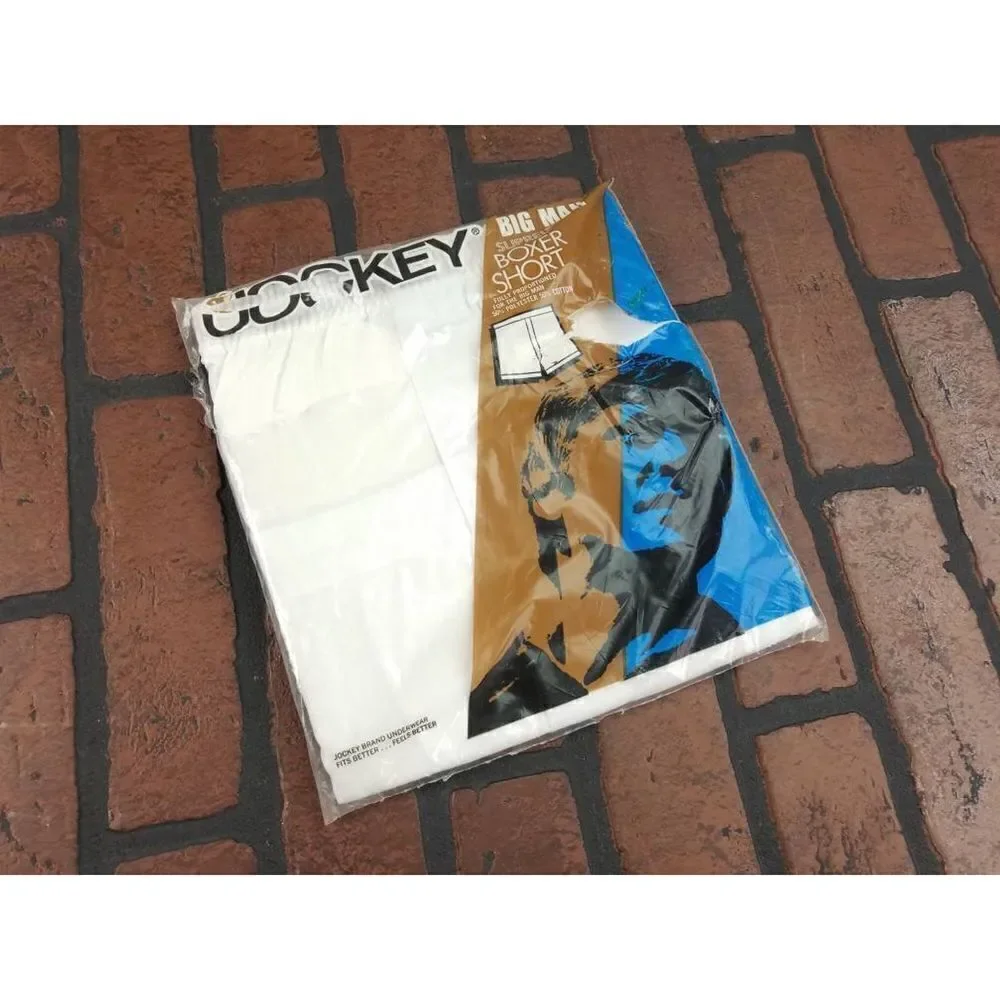 Jockey Big Man 1971 Size 60 Boxer Shorts Vtg 70s‎